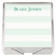 Banded Striped Square with Holder Image 3 of 9